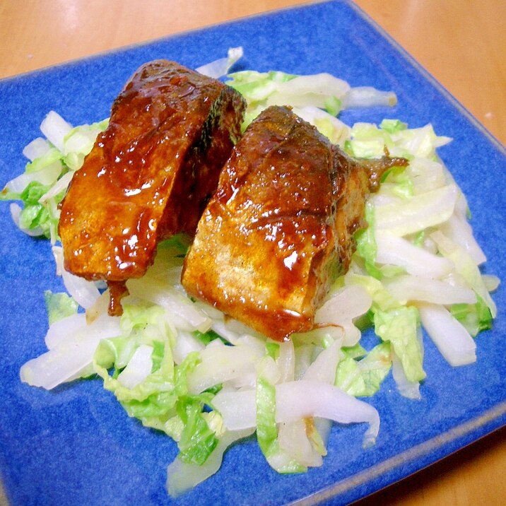 サバのカレー照り焼き